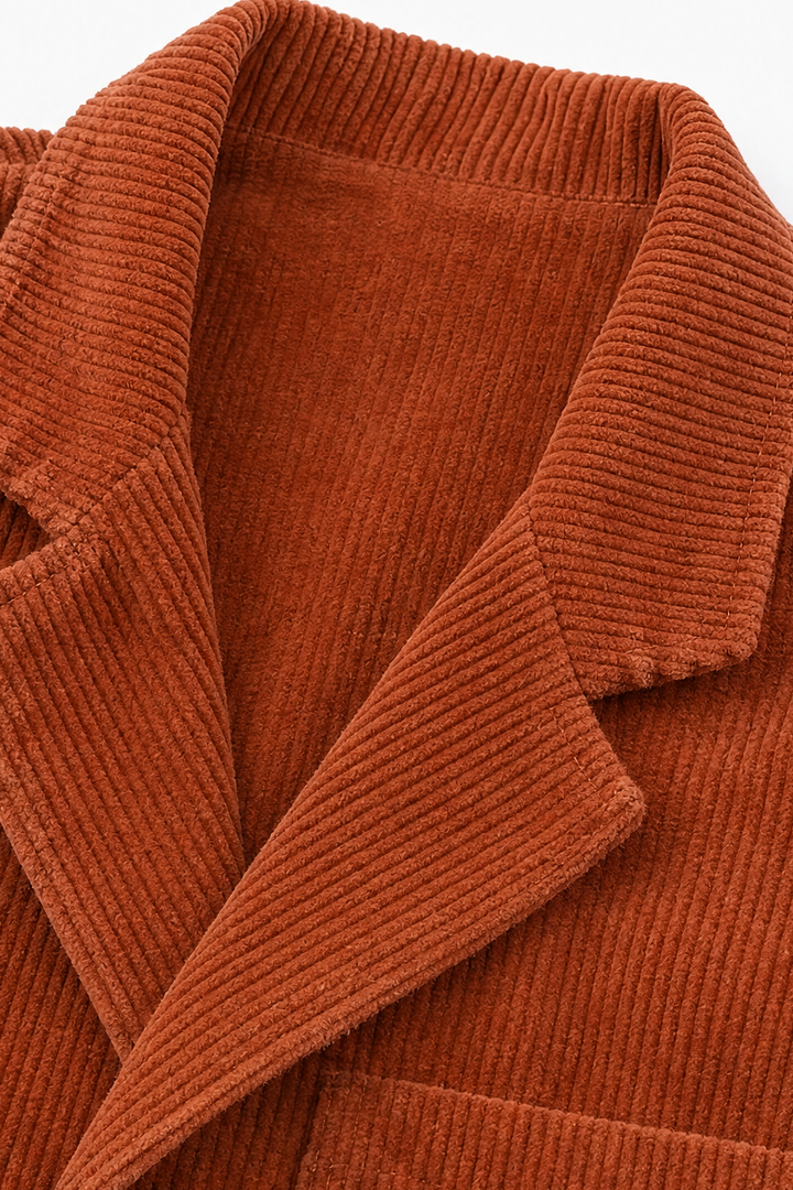 Wearbella – Kurtka o strukturalnych ramionach w stilu cienkiego sztruksu