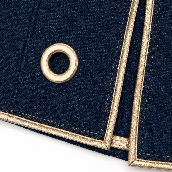 Wearbella – Asymetryczna Kjol Midi w Stilu Dżinsowym