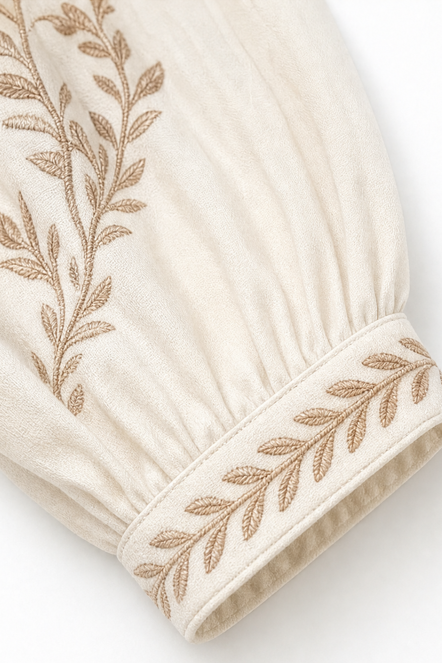 Wearbella – Blus Boho z Broderad Kołnierzykiem Mandarin i 3D Digital Print