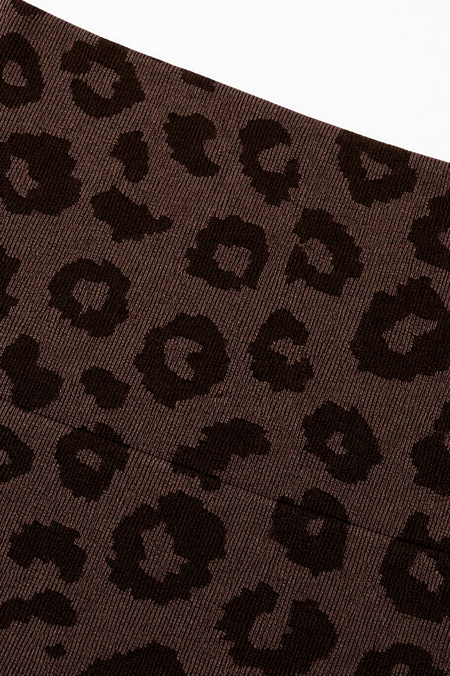 Wearlow – Legginsy z wycięciami i wzorem w leopardmönster