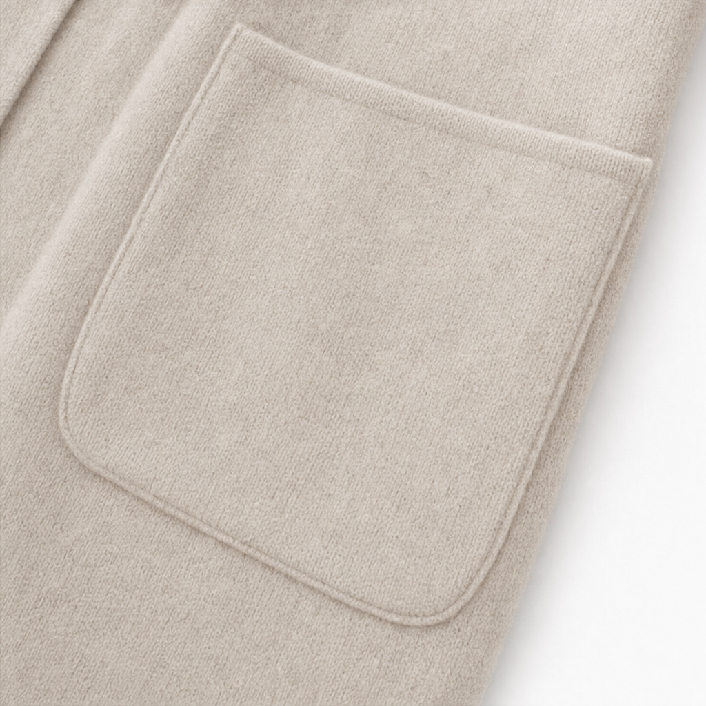 Draperie – Lång otwarty kappa z ull