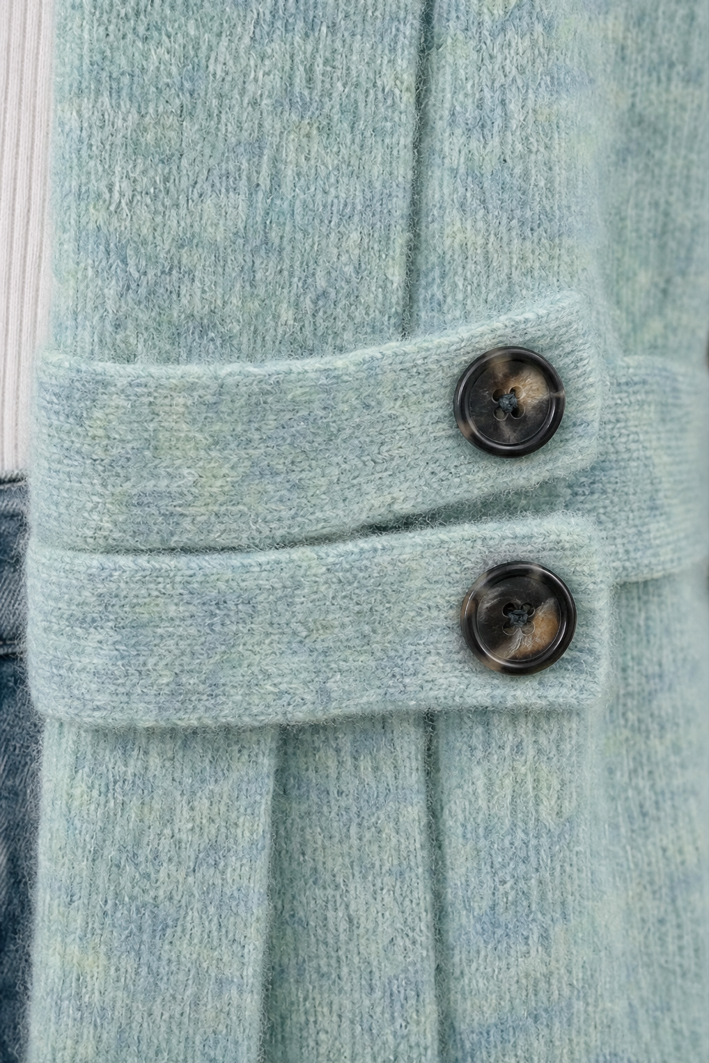 Wearbella – Podwójnie zapinany kofta z paskiem