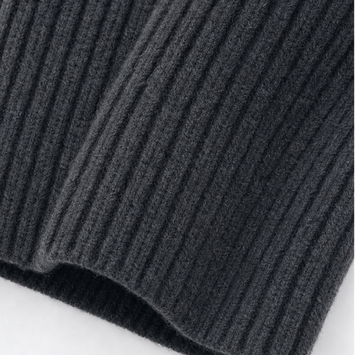 Wearbella – Kurtka z dzianiny z ukośnym dragkedja i Storm kołnierzem