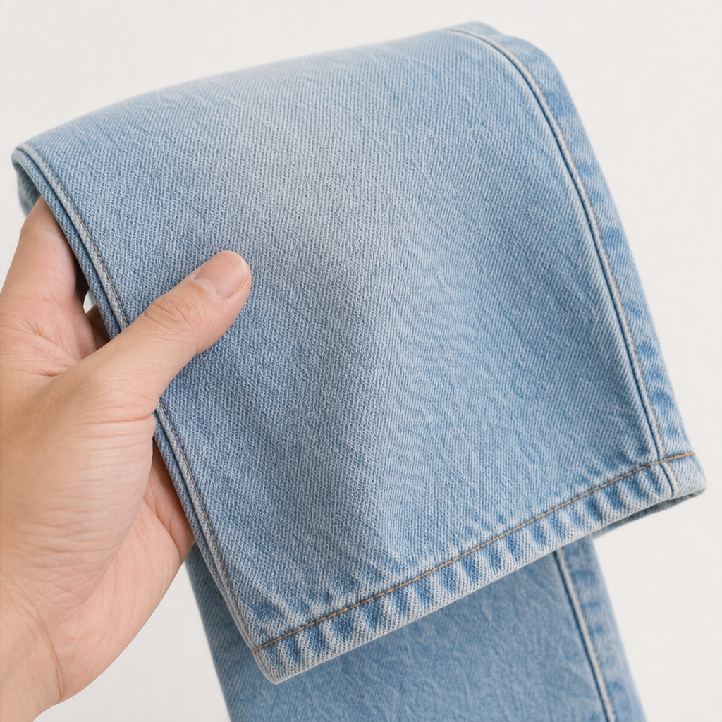 Vela Denim – Jeansy o hög stanie i prostych nogawkach