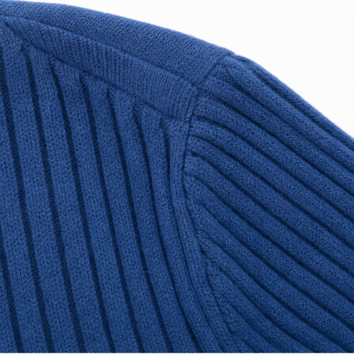 Wearbella – Kofta z prążkowanej dzianiny z otwartym przodem
