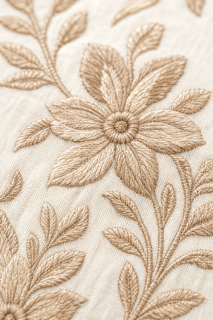 Wearbella – Blus Boho z Broderad Kołnierzykiem Mandarin i 3D Digital Print