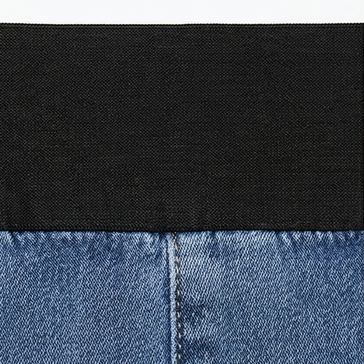 Curvela – Dam jeans med hög midja i rozkloszowanym dołem