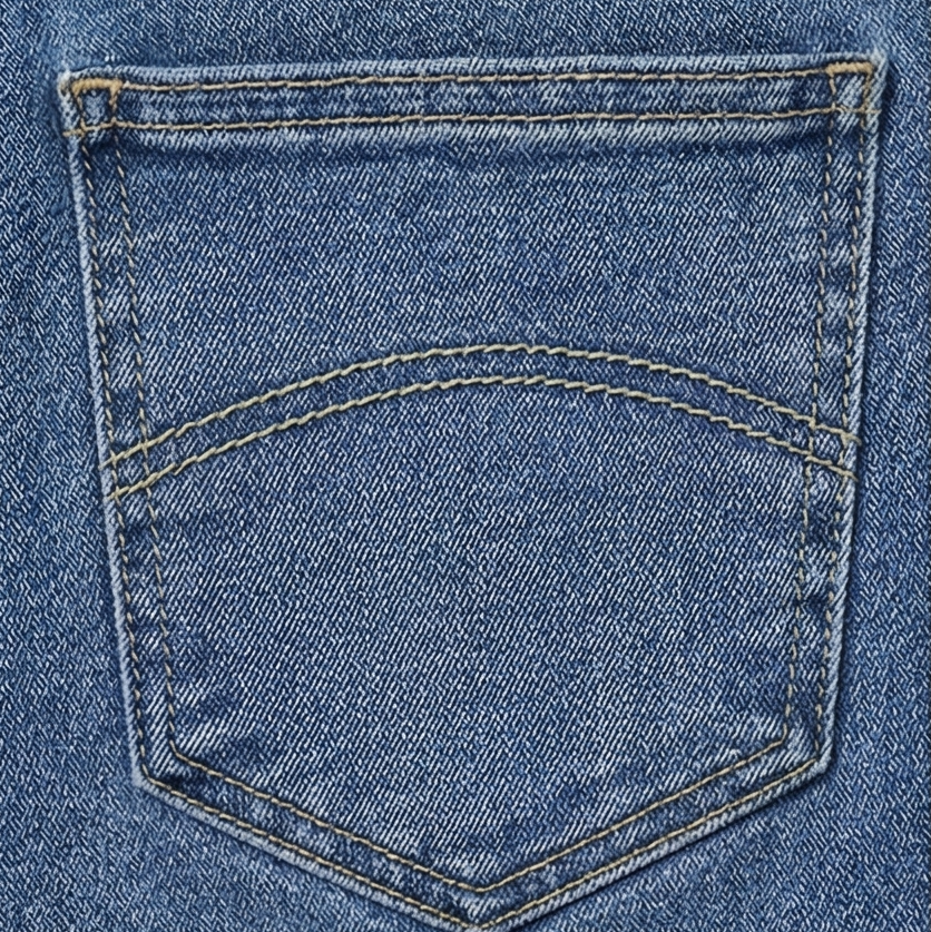 Curvela – Dam jeans med hög midja i rozkloszowanym dołem