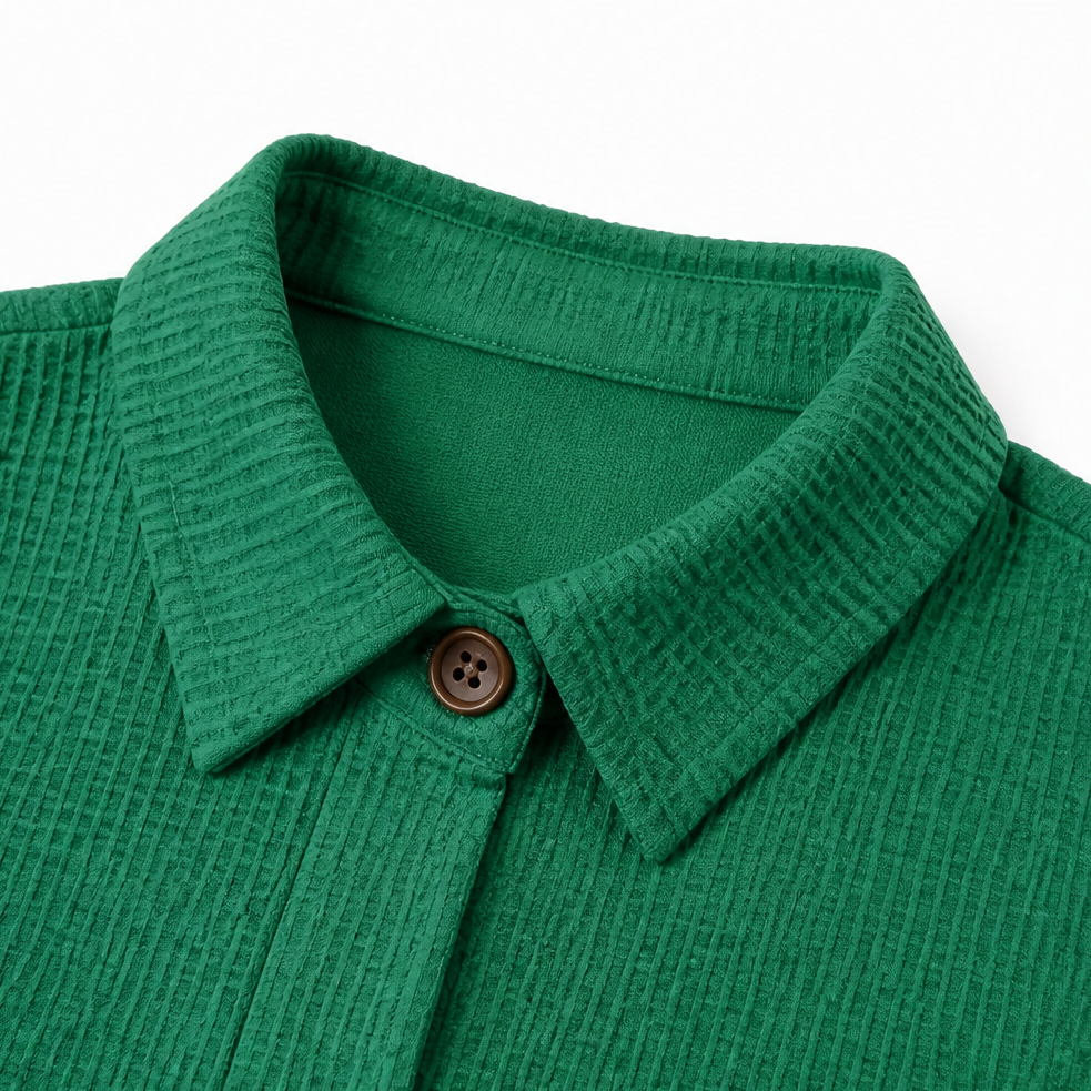 Draperau – Asymetryczny top z dzianiny waffle