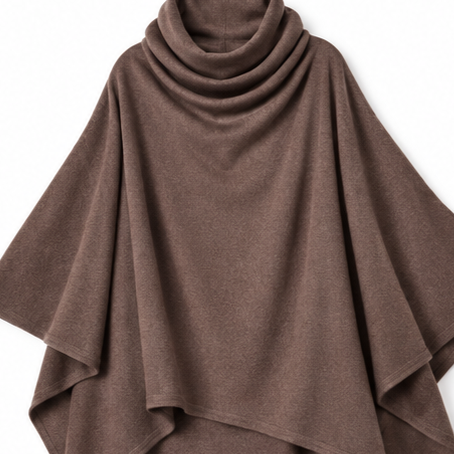 Draperie – Blus z kapturem i breda spodniami
