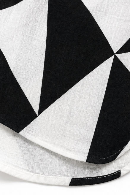 Wearlynn – Blus z kwadratowym urringning w geometryczny mönster