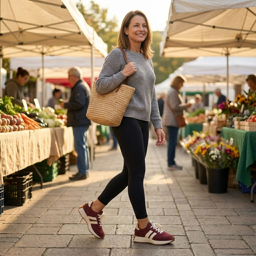 Velora - Retro mocka sneakers dla komfort hela dagen