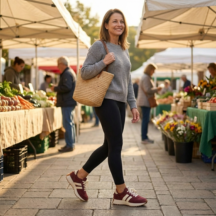 Velora - Retro mocka sneakers dla komfort hela dagen