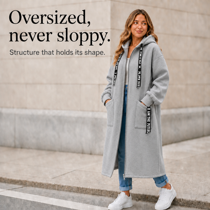 Winterlyn – OverStorlekd Kaptur Szlafrok