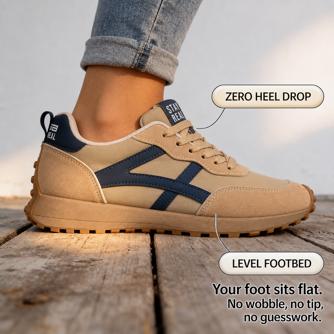 Solenne – Płaskie, Nieslizgające Sneakers Chunky