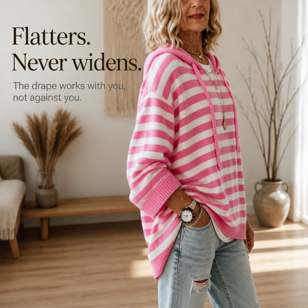 Wearbella – OverStorlekd Tröja w Band z Kapturem