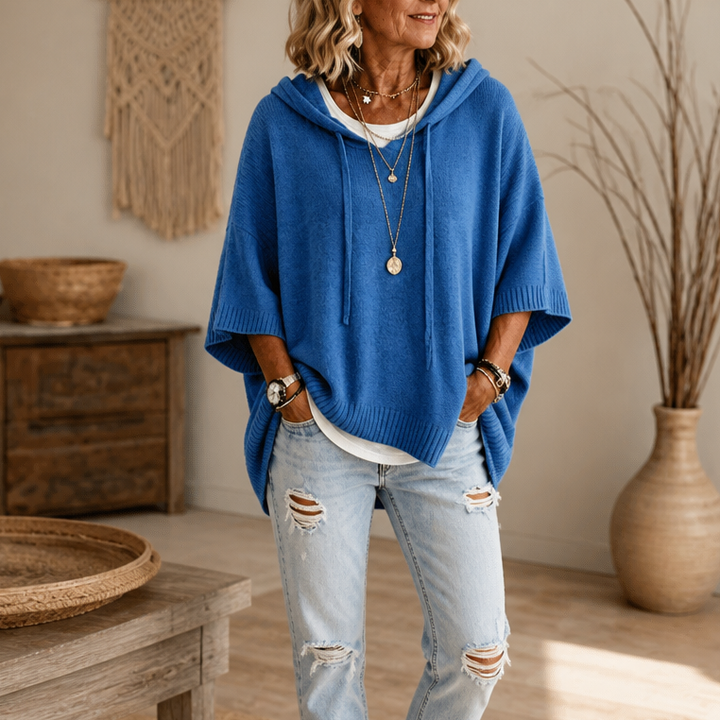 Wearbella – OverStorlekd Tröja w Band z Kapturem