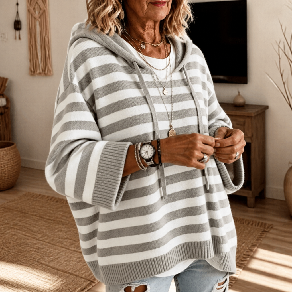 Wearbella – OverStorlekd Tröja w Band z Kapturem