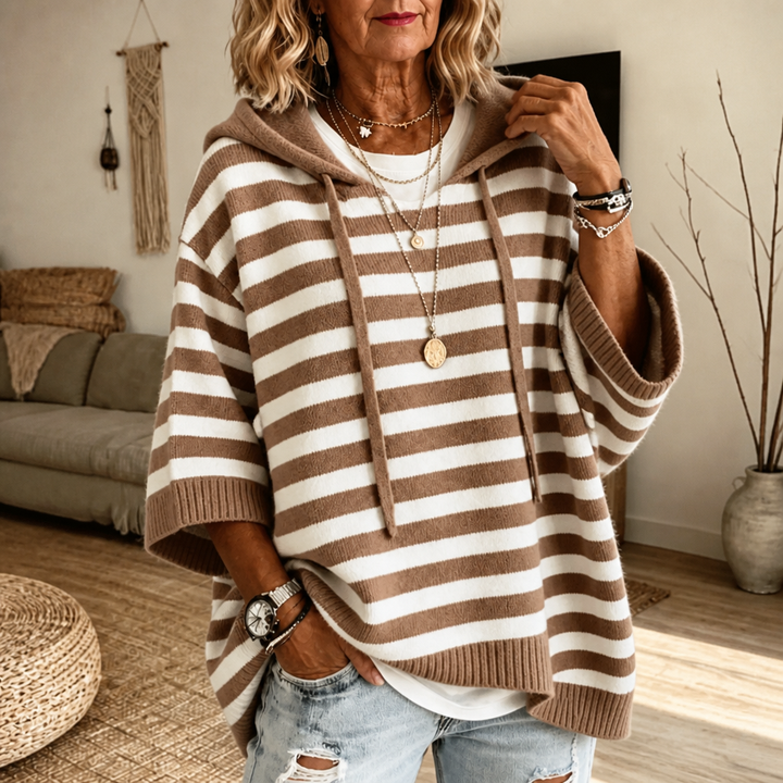 Wearbella – OverStorlekd Tröja w Band z Kapturem