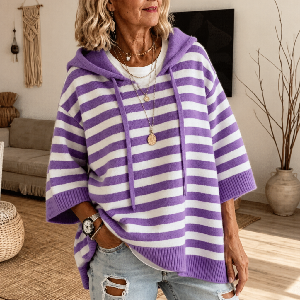 Wearbella – OverStorlekd Tröja w Band z Kapturem