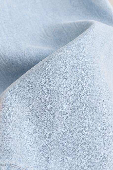 Wearbella – Przesadnie Stor, Mjuk Skjorta z Dżinsu Chambray
