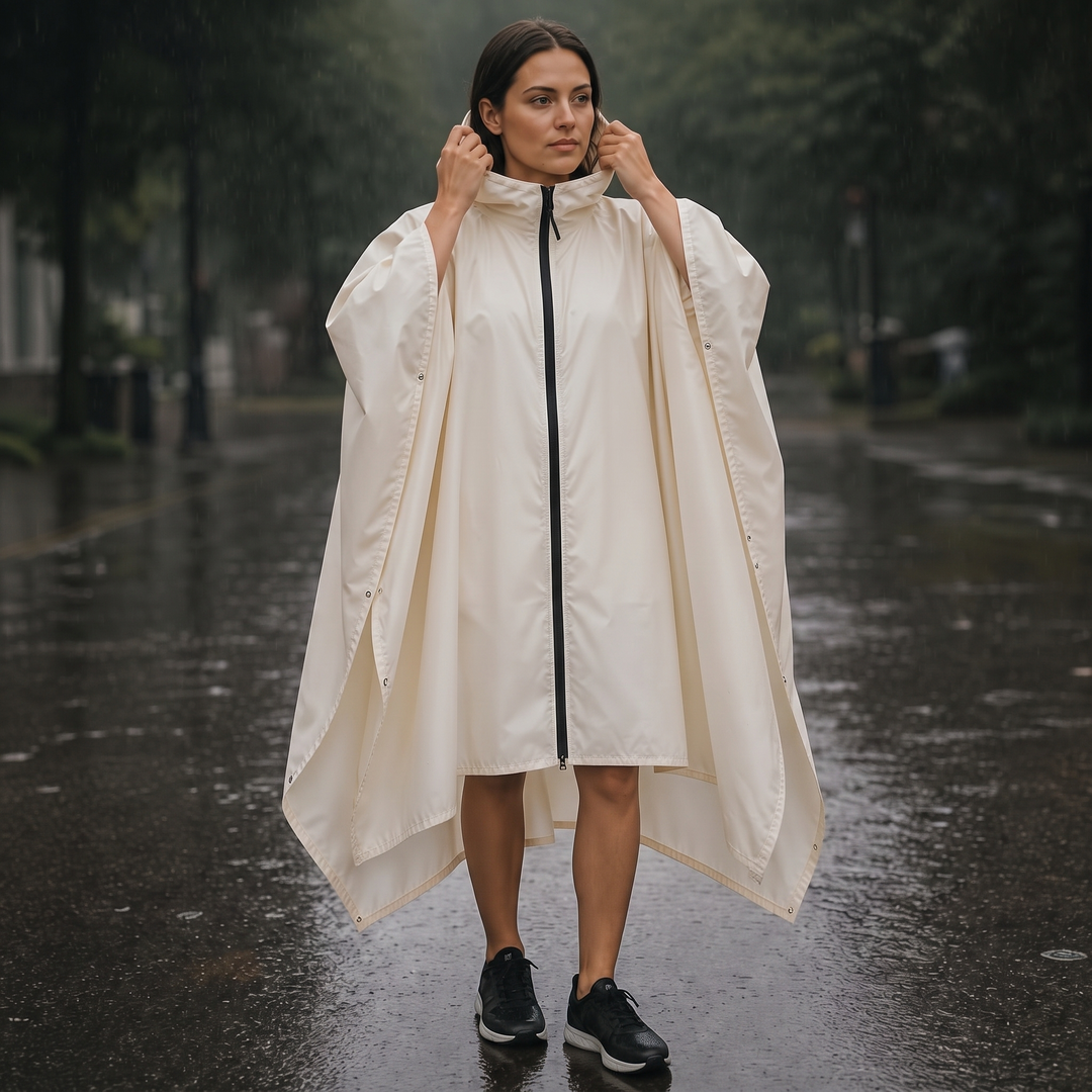 Zipdri – Pakowny Poncho Przeciwdeszczowe z Kapturem
