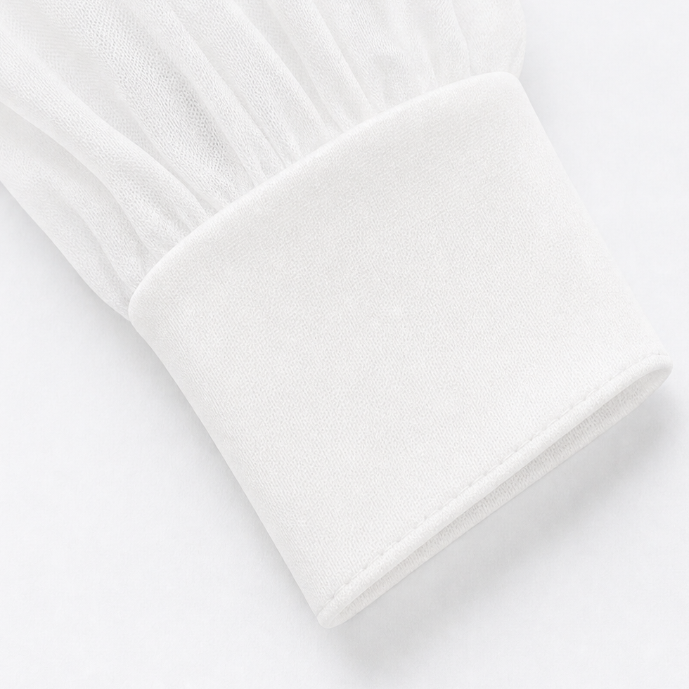 Wearbella – Klänning midi z siateczkowymi ręKaffemi i stójką