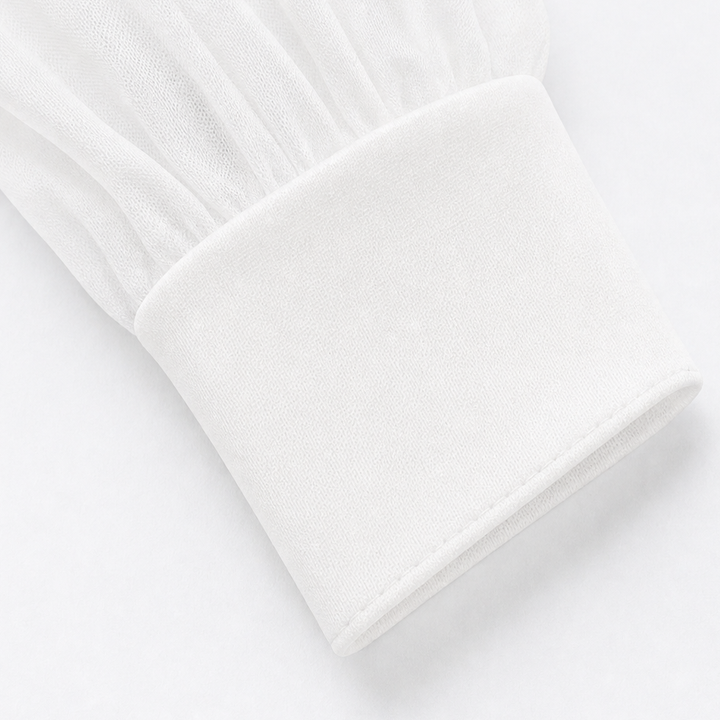 Wearbella – Klänning midi z siateczkowymi ręKaffemi i stójką