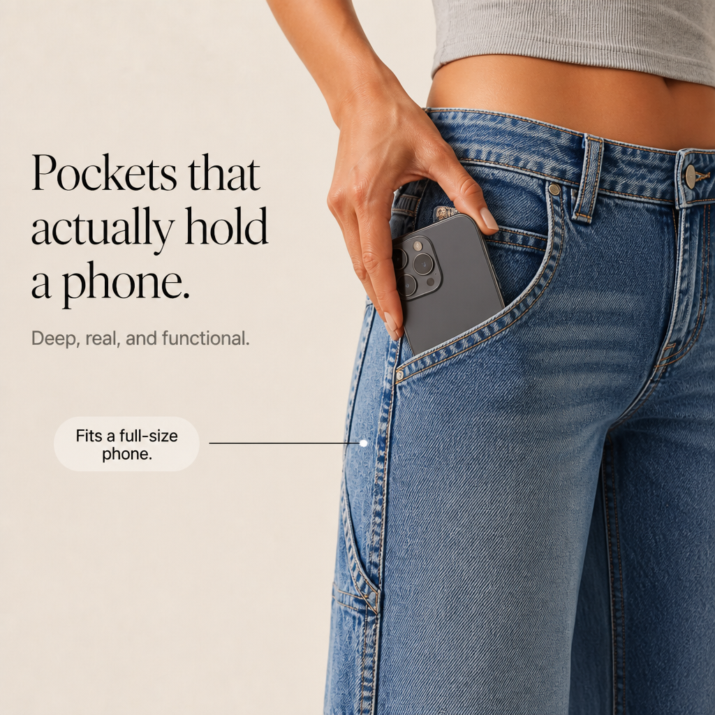 Luźne – Proste Jeans, Som Är Verkligen Fajne För Arbete