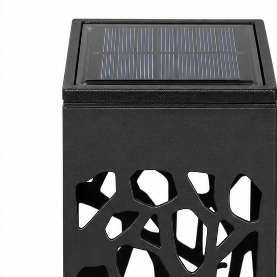 Glenmore – Solarne Lampy Ścieżkowe z Mozaikowym Wzorem Cienia (Set 8 Sztuk)