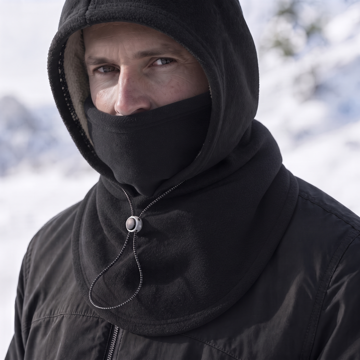 Windora – Balaklava z Fleece, Justerbar, Z Zakryciem Ansikte