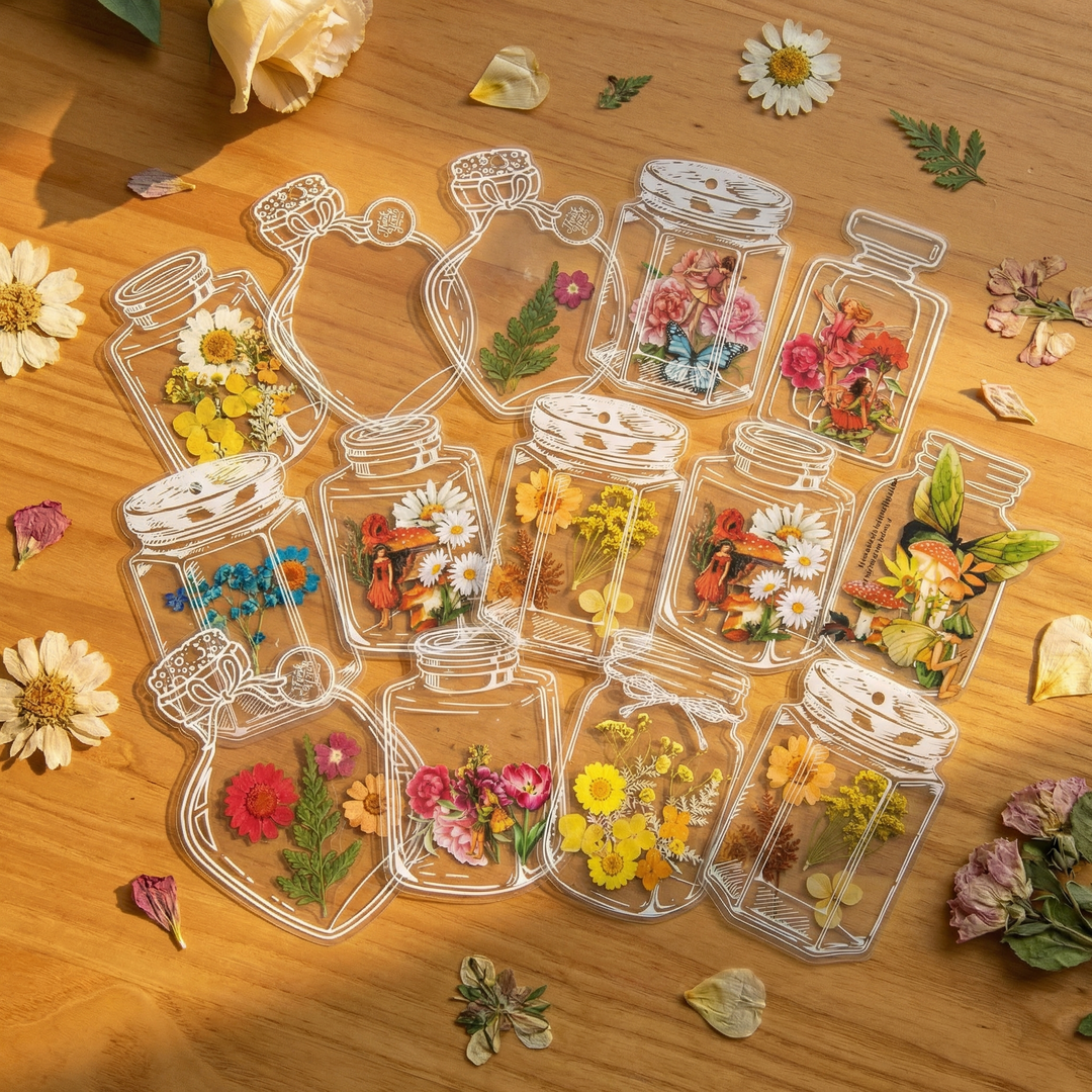 Blossomtabs – Set för tworzenia zakładek z kwiatami dla miłośników książek