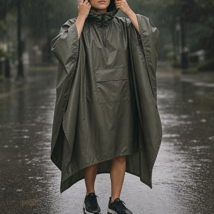 Zipdri – Pakowny Poncho Przeciwdeszczowe z Kapturem