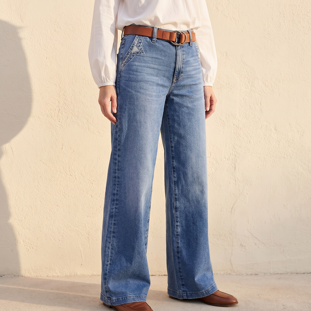 Luvenza – Dam jeans w stilu vintage z vida ben