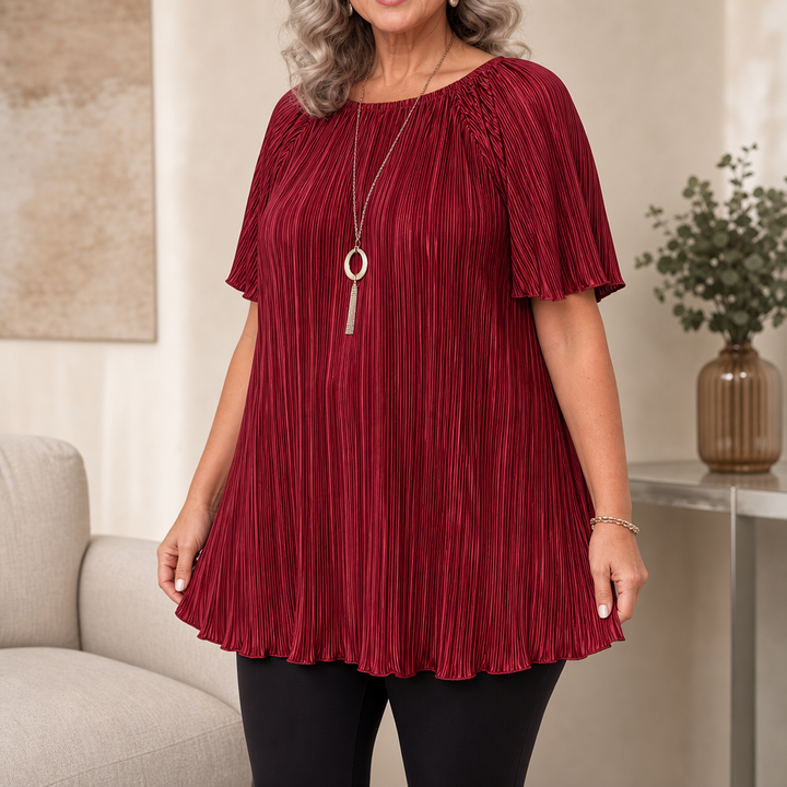 Wearbella – Blus z plisami w szerokim kroju