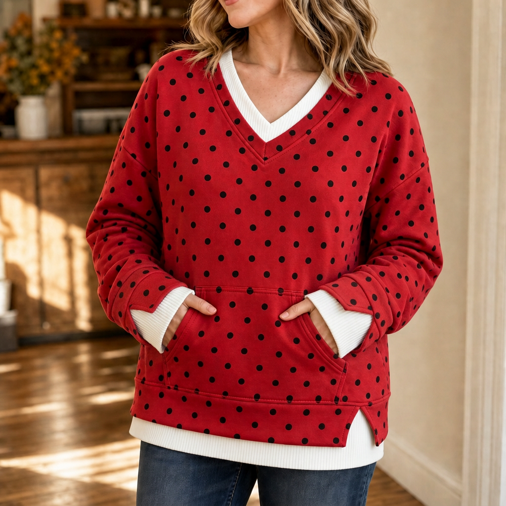 Wearbella – Tröja z kropkami w warstwach