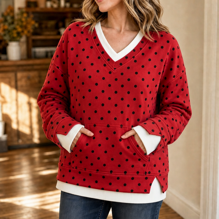 Wearbella – Tröja z kropkami w warstwach