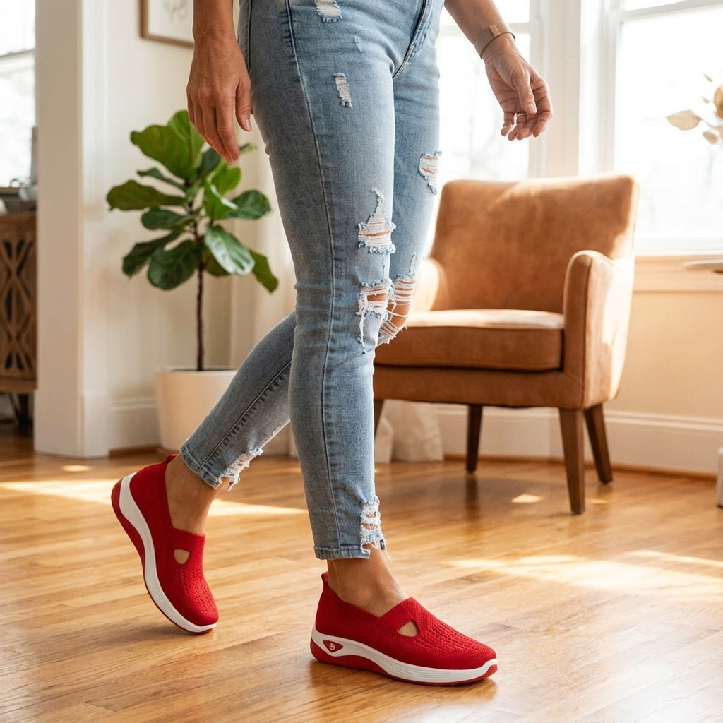 Striveknit – Andningsbara Sneakers Slip-On