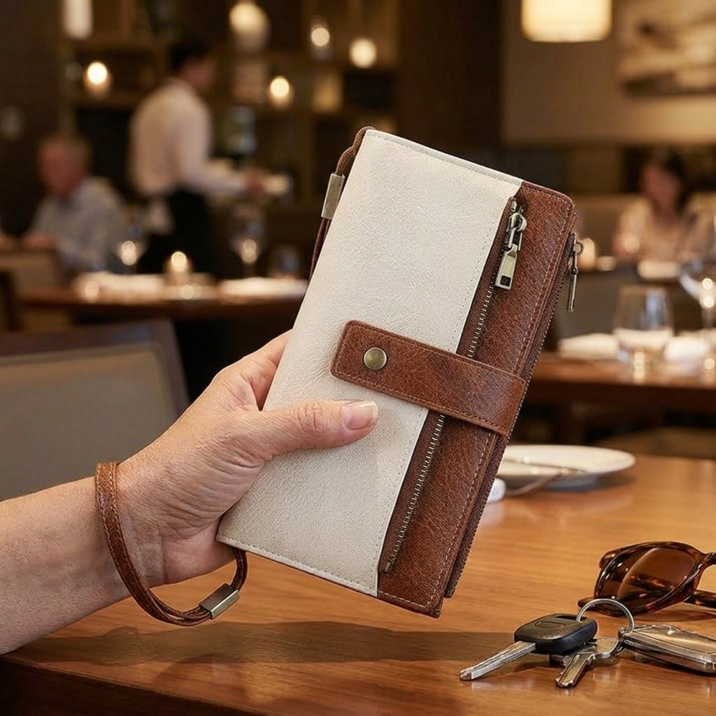 Tessara – Vintage Portfel Trifold RFID