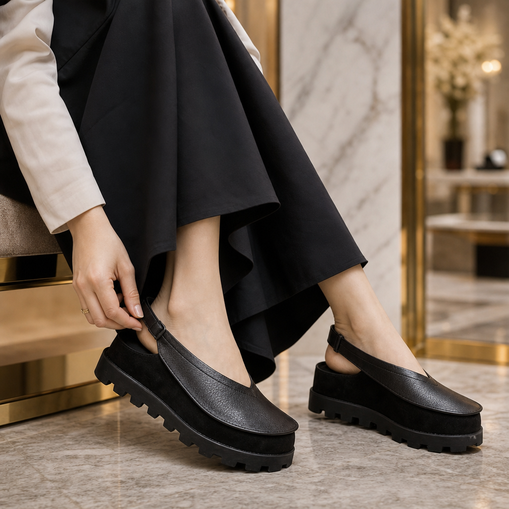 Wearbella – Płaskie Mokasyny z Podeszwą på plattform