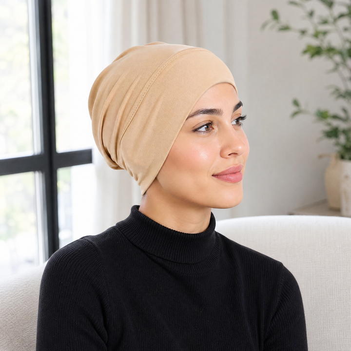 Solenna – Mjuk czapka turbanowa