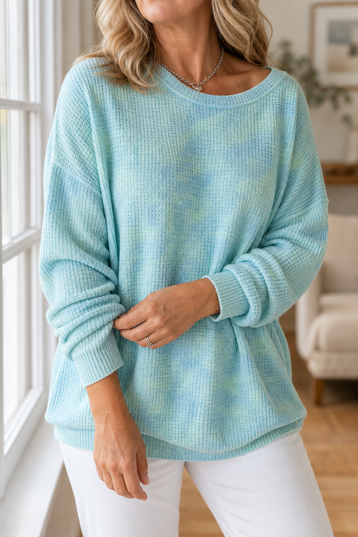 Wearbella – OverStorlekd Tröja z Prążkowanej Dzianiny