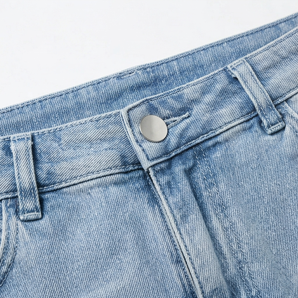 Laceveil – Dam jeans z koronkowymi wstawkami w kwiaty, vida ben