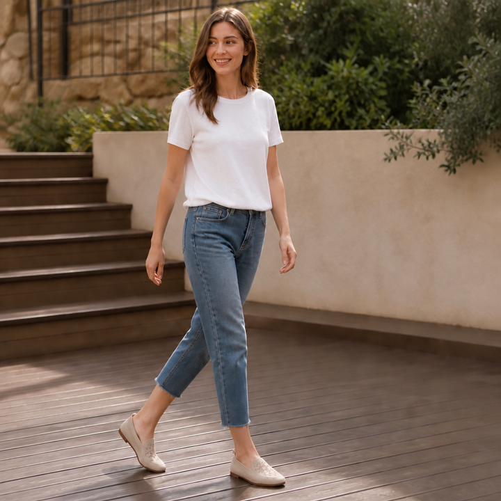 Widloom – Sneakers Slip-On z Szerokim Tå