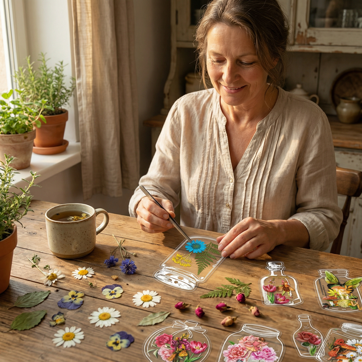 Blossomtabs – Set för tworzenia zakładek z kwiatami dla miłośników książek