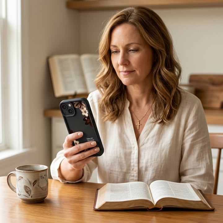 Verelle – Blommig Etui på Telefon