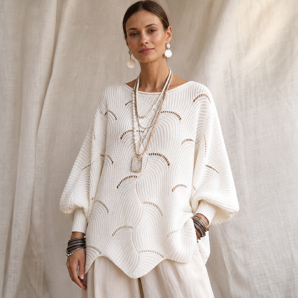 Wearbella – Tröja z Hollow Wave i ärm Batwing