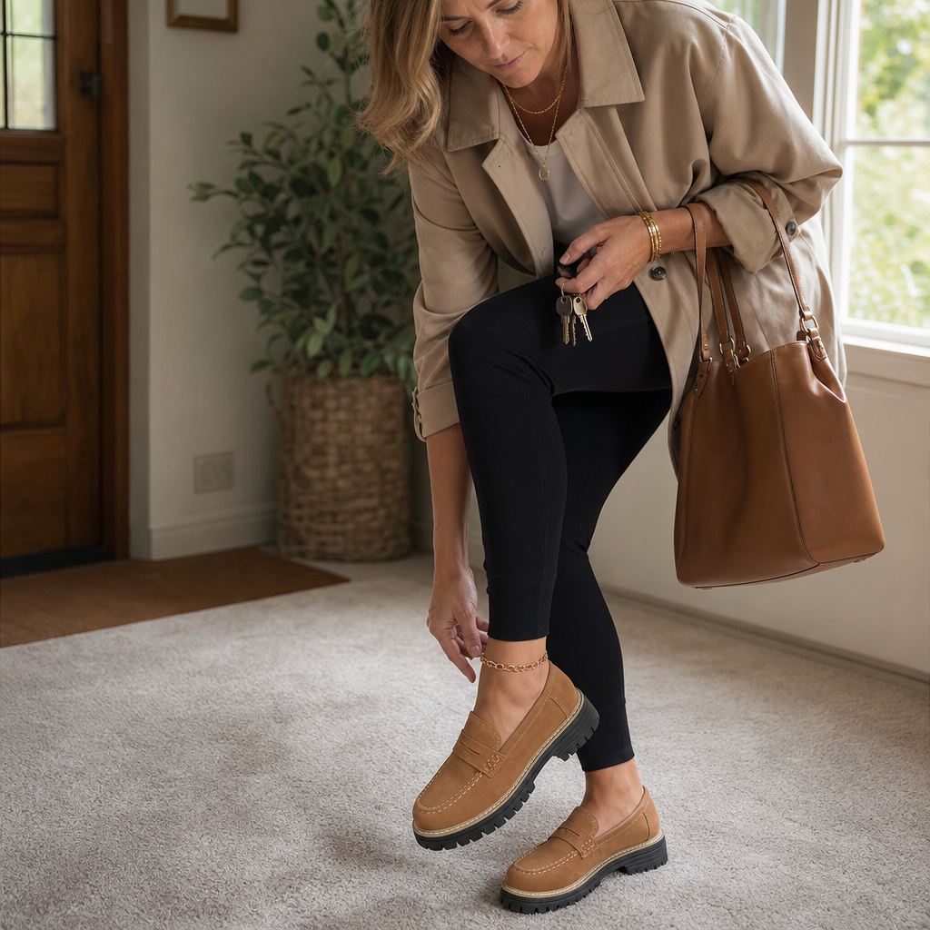 Wearbella – Klasyczne Mokasyny på Grubej Podeszwie