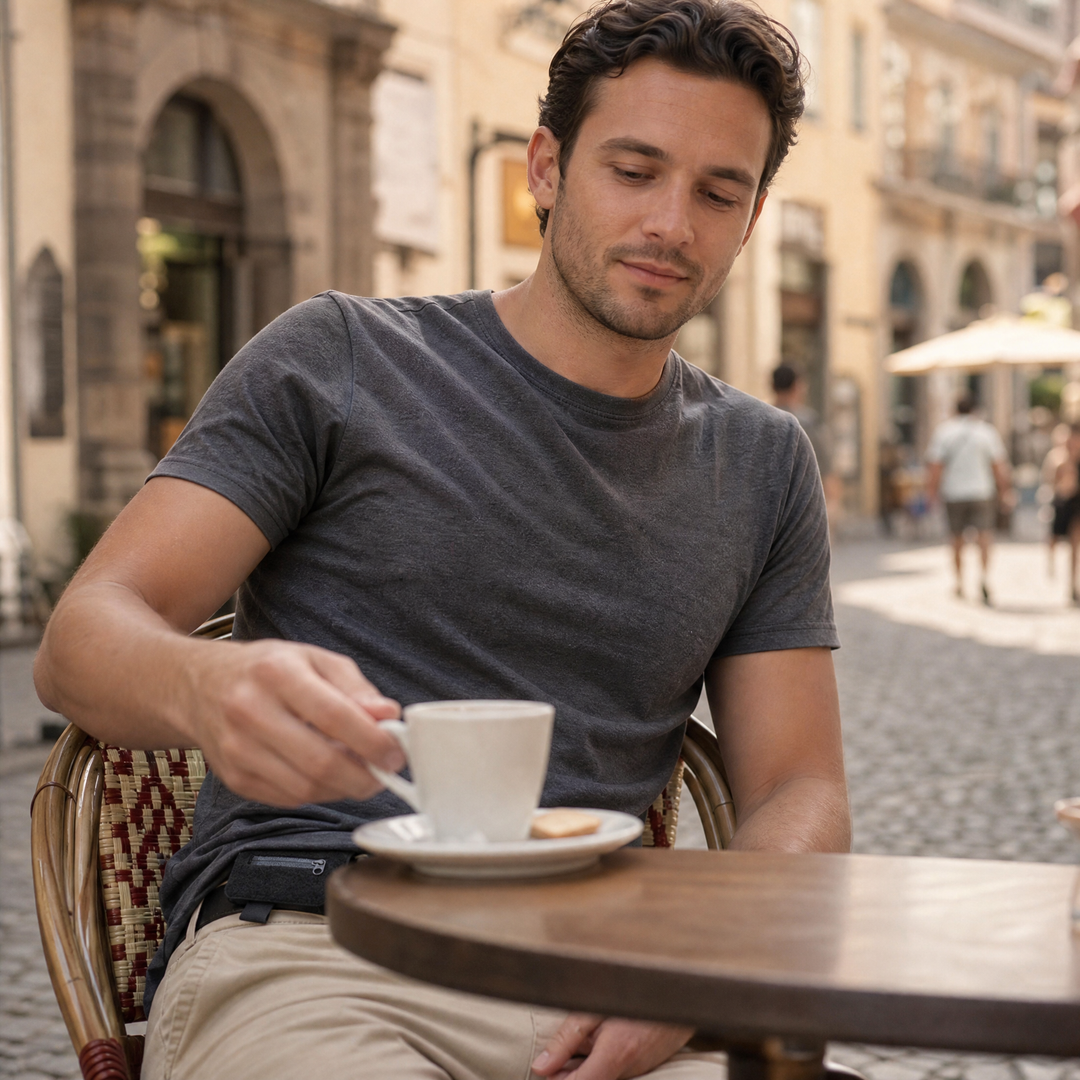 Beltora – Slim Portfel på Rem för Ukrytego Bärande