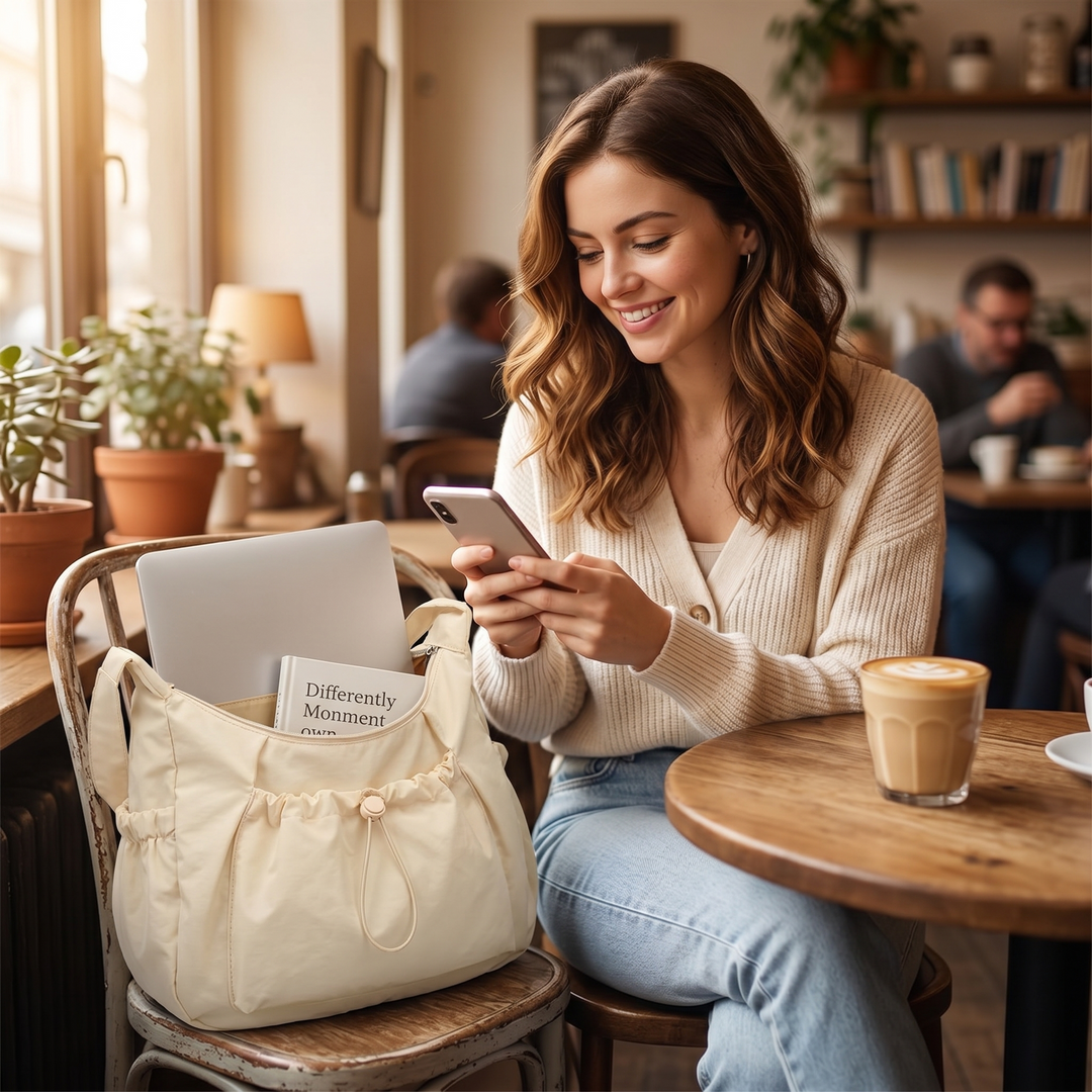 Nela – Väska crossbody typu hobo